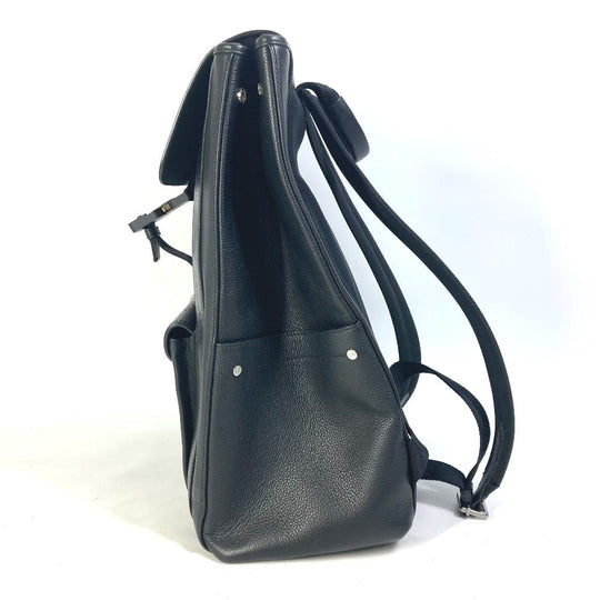 Dior Backpack 1ADBA143SSE leather black Saddle backpack mens Used Authentic