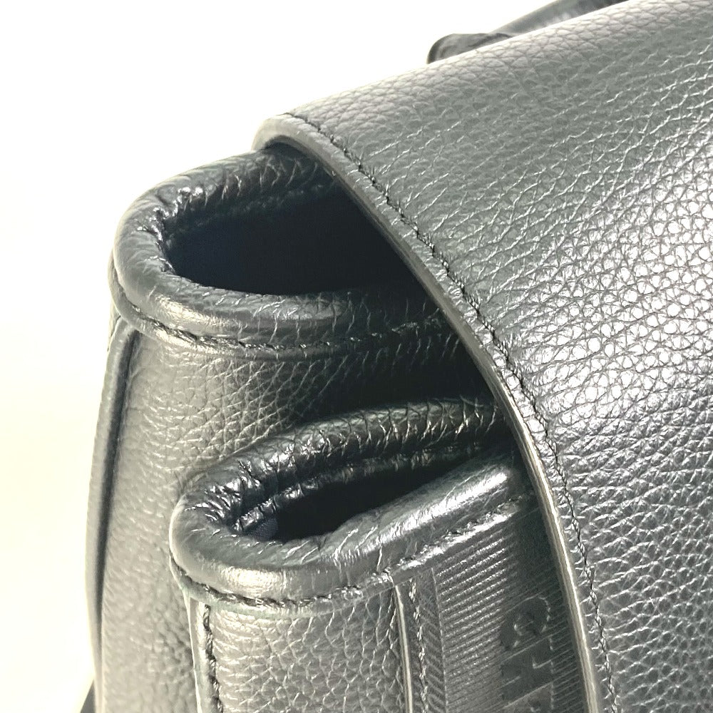 Dior Backpack 1ADBA143SSE leather black Saddle backpack mens Used Authentic