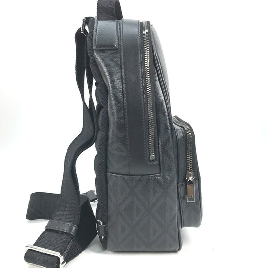 Dior Sling bag 1ESBO038CDP_H43E leather black CD Diamond Rider Sling Bag mens Used Authentic