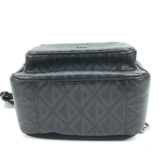Dior Sling bag 1ESBO038CDP_H43E leather black CD Diamond Rider Sling Bag mens Used Authentic