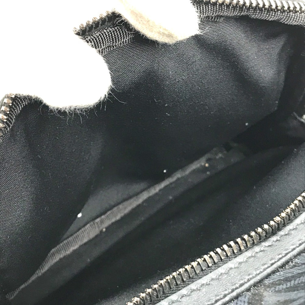 Dior Sling bag 1ESBO038CDP_H43E leather black CD Diamond Rider Sling Bag mens Used Authentic