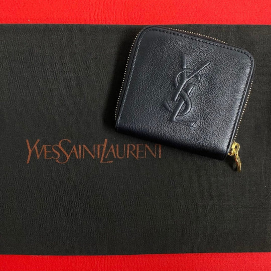 YVES SAINT LAURENT Bifold Wallet leather black