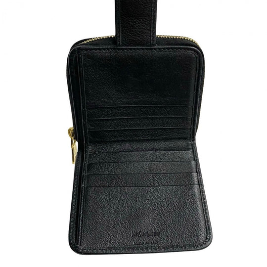 YVES SAINT LAURENT Bifold Wallet leather black