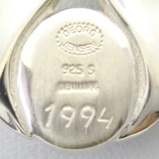 Georg Jensen Necklace Silver925, Hematite Silver mens Used Authentic