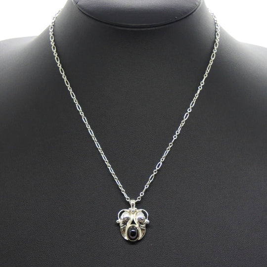 Georg Jensen Necklace Silver925, Hematite Silver mens Used Authentic