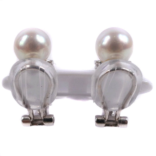 TASAKI Earring 18K white gold, pearl, diamond Silver Pearl Women Used Authentic