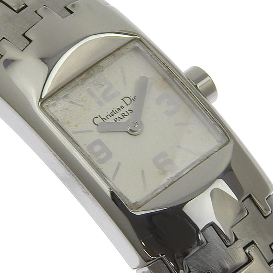 Dior Watches Quartz D96-100 Stainless Steel Silver Diophyllic White dial Women Used Authentic