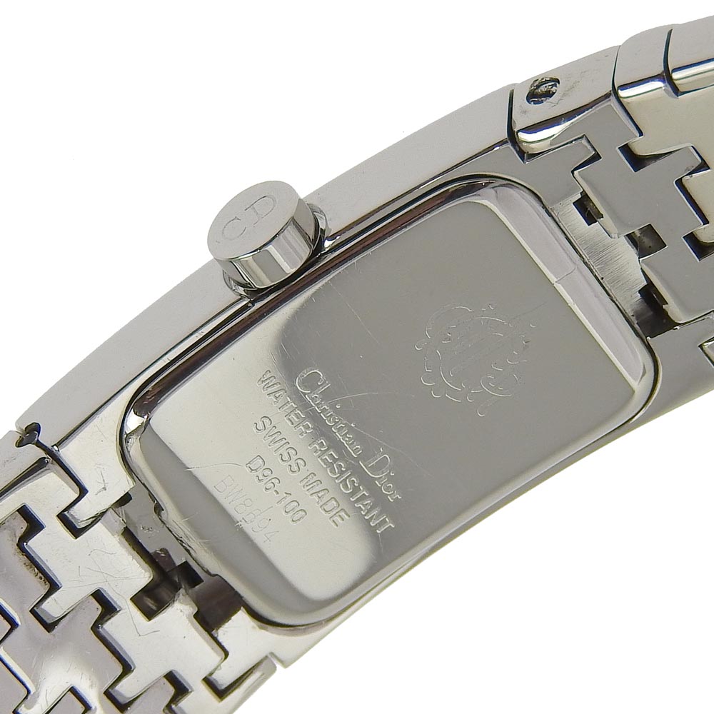 Dior Watches Quartz D96-100 Stainless Steel Silver Diophyllic White dial Women Used Authentic