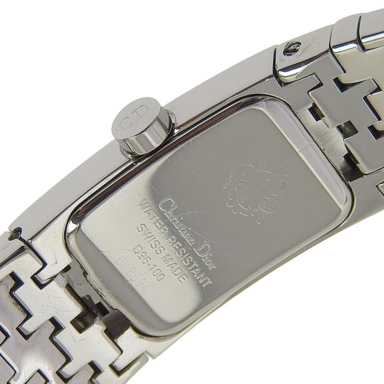Dior Watches Quartz D96-100 Stainless Steel Silver Diophyllic White dial Women Used Authentic