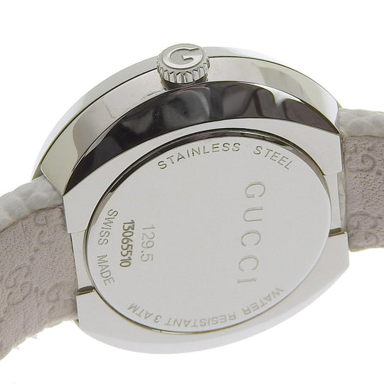 GUCCI Watches Quartz 129.5 Stainless Steel Silver U play Silver dial Women Used Authentic