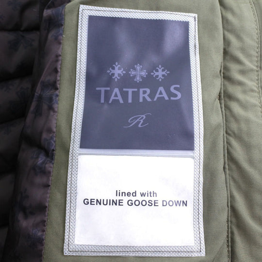 TATRAS Military coat Cotton, Polyester khaki mens 03 175/96A Used Authentic