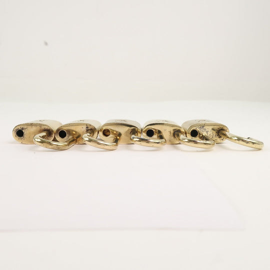LOUIS VUITTON Cadena brass gold 10 pieces set Padlock & key mens(Unisex) Used Authentic