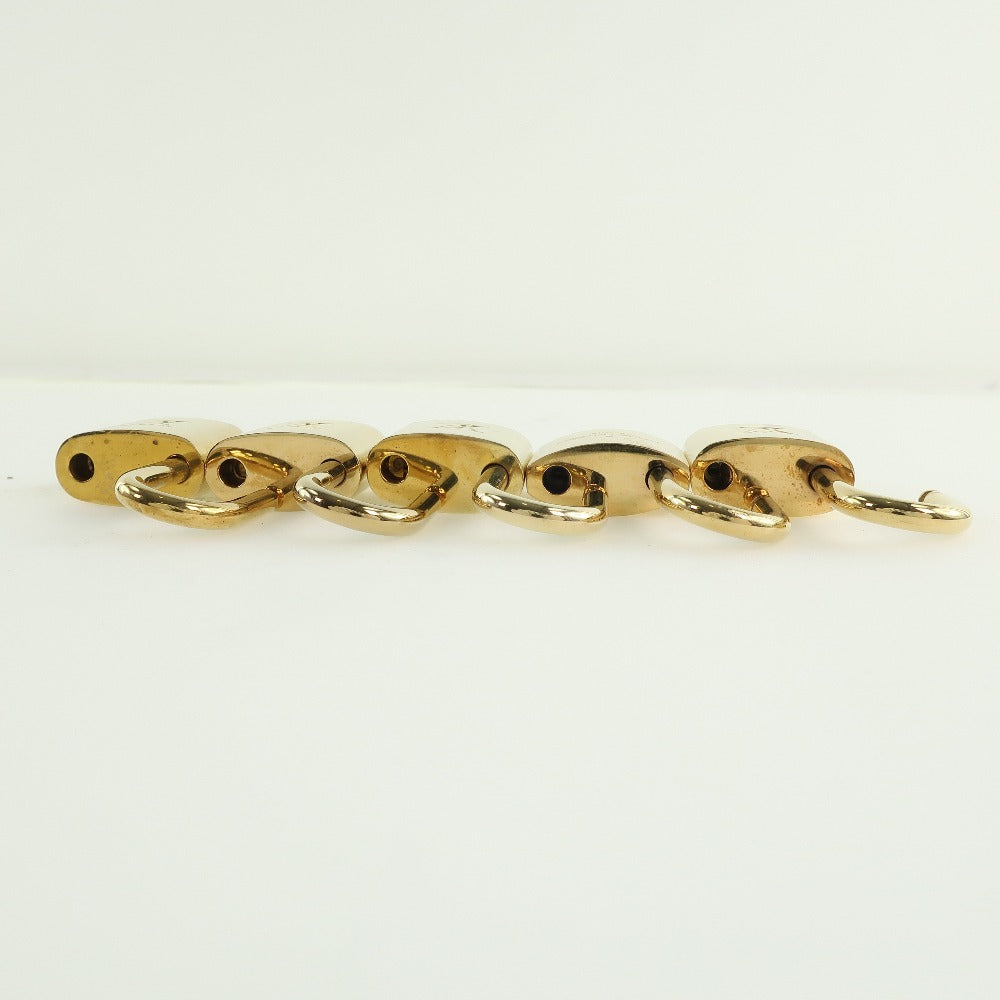LOUIS VUITTON Cadena brass gold 10 pieces set Padlock & key Women(Unisex) Used Authentic