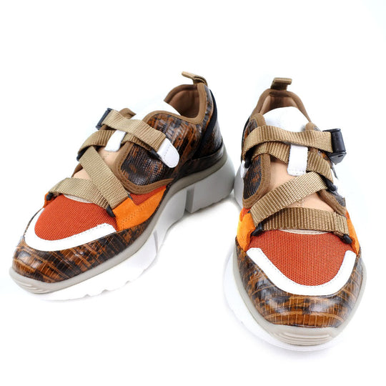 Chloe sneakers CHC18A0511839V36W leather Brown Women 35 Used Authentic