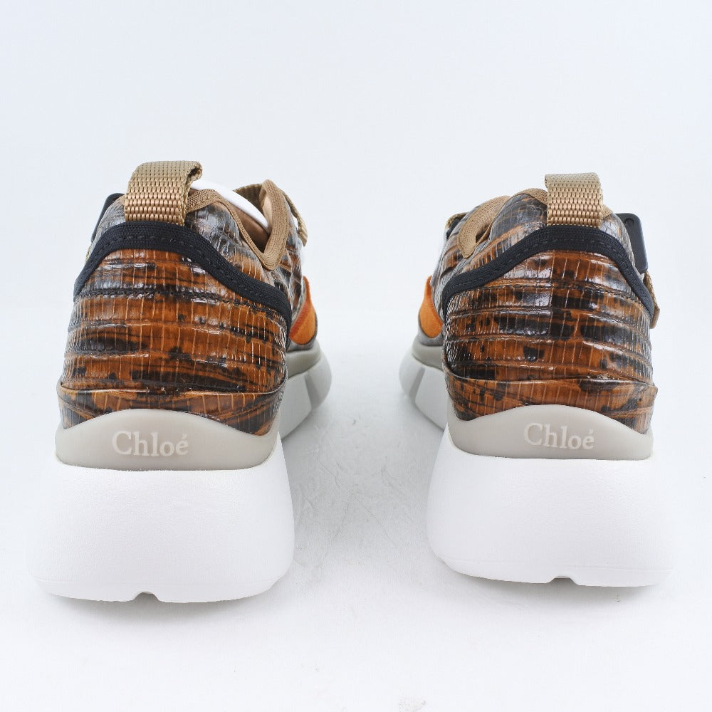 Chloe sneakers CHC18A0511839V36W leather Brown Women 35 Used Authentic