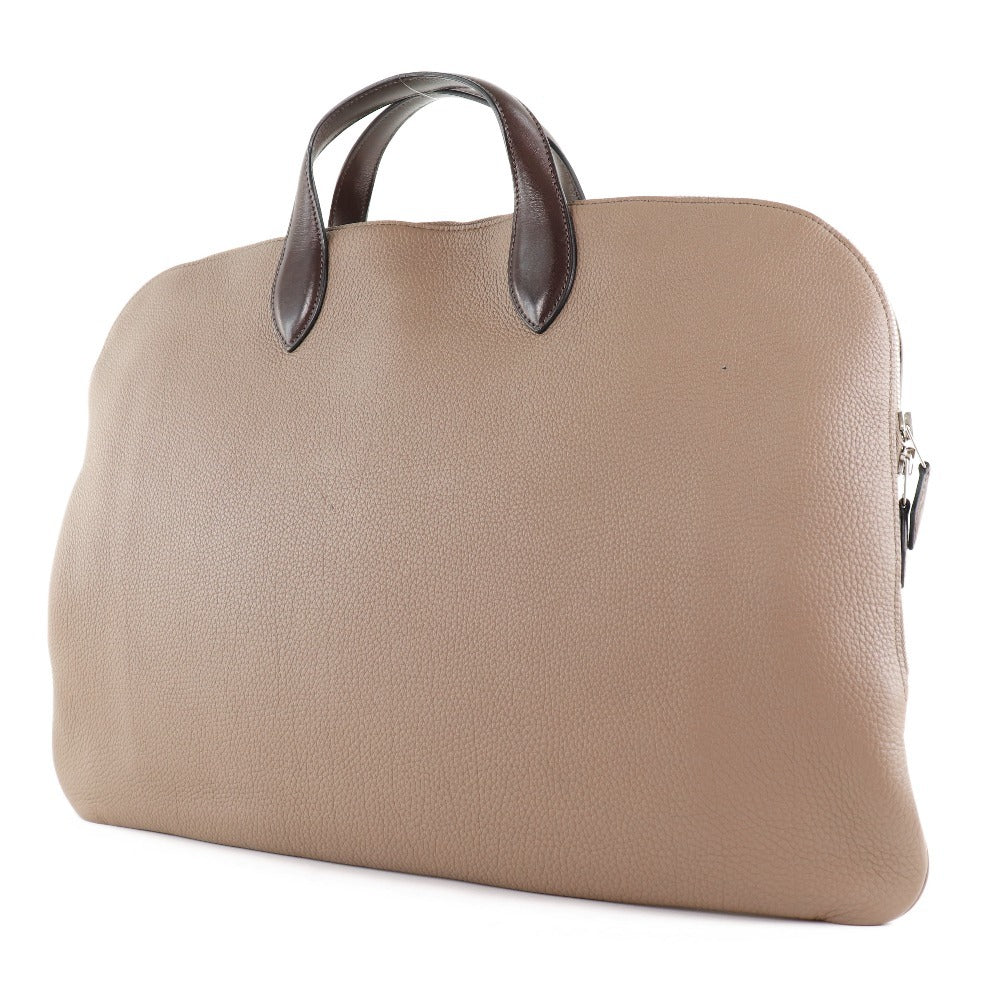 HERMES Business bag Togo Brown Edit Women Used Authentic
