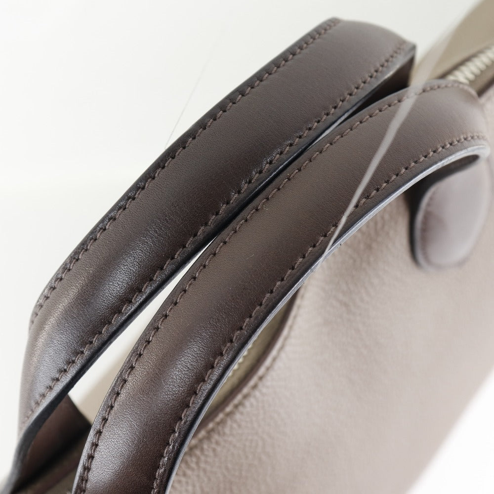 HERMES Business bag Togo Brown Edit Women Used Authentic