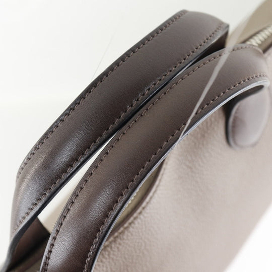 HERMES Business bag Togo Brown Edit Women Used Authentic
