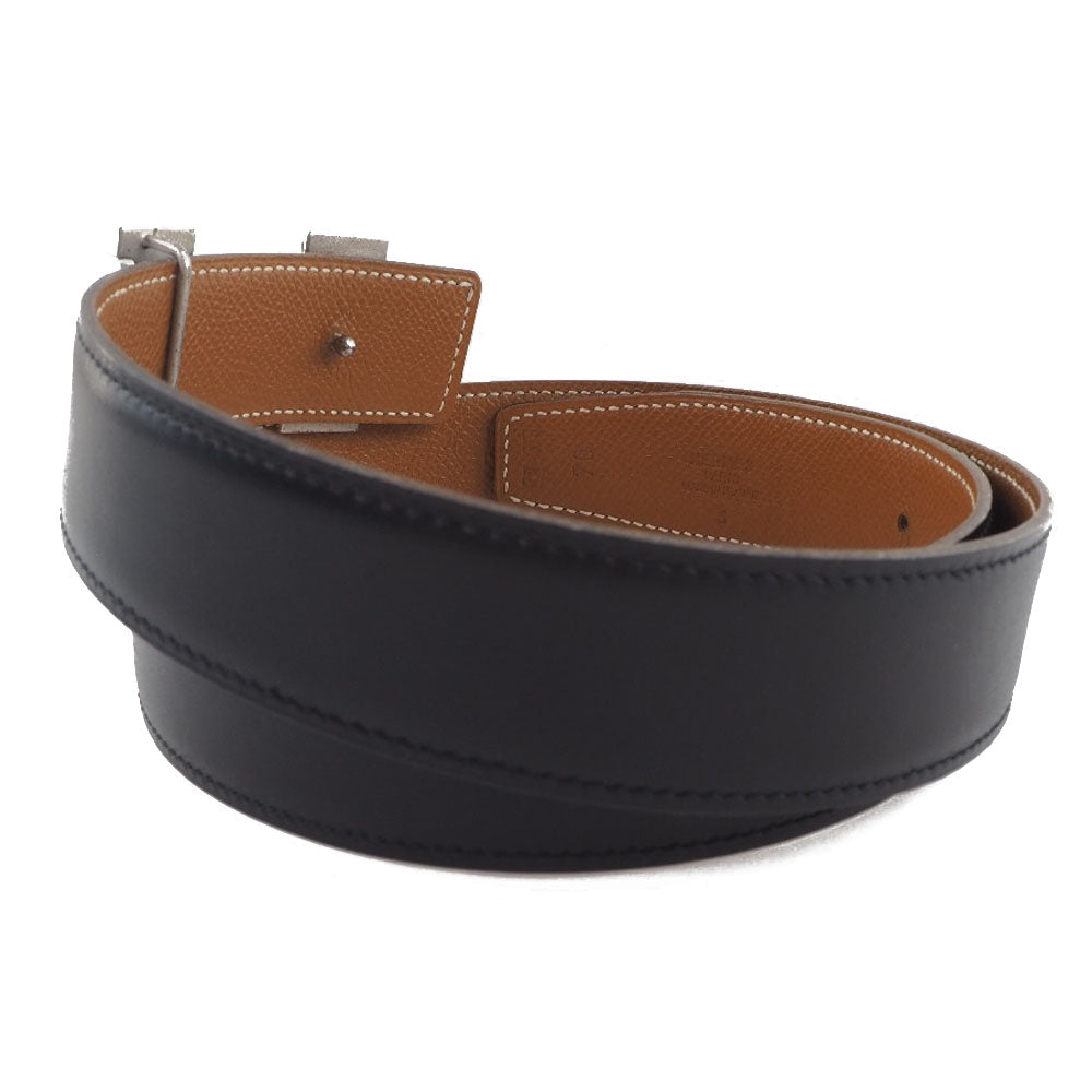 HERMES belt Epsom, metal black *Sold product (outlet) Constance H belt 70 Women 70 Used Authentic