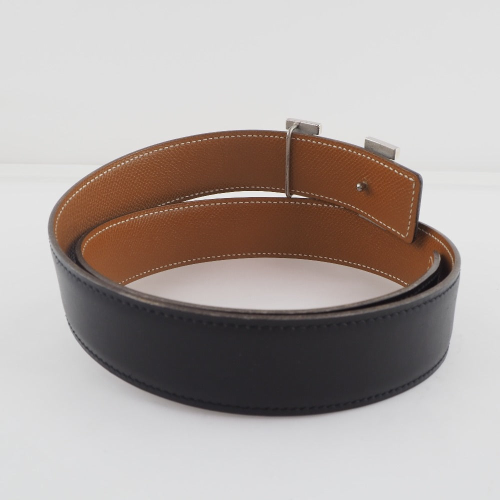 HERMES belt Epsom, metal black *Sold product (outlet) Constance H belt 70 Women 70 Used Authentic