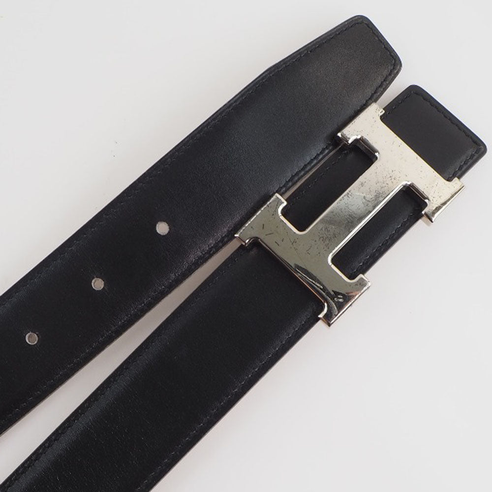 HERMES belt Epsom, metal black *Sold product (outlet) Constance H belt 70 Women 70 Used Authentic
