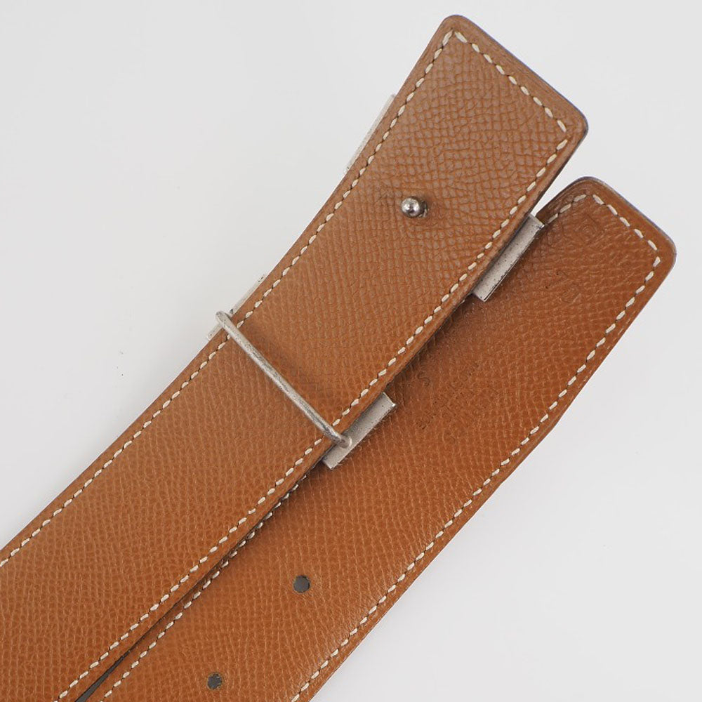 HERMES belt Epsom, metal black *Sold product (outlet) Constance H belt 70 Women 70 Used Authentic