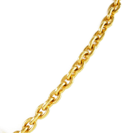 CHANEL Necklace Plated Gold gold vintage Cross bell COCO Mark Women Used Authentic
