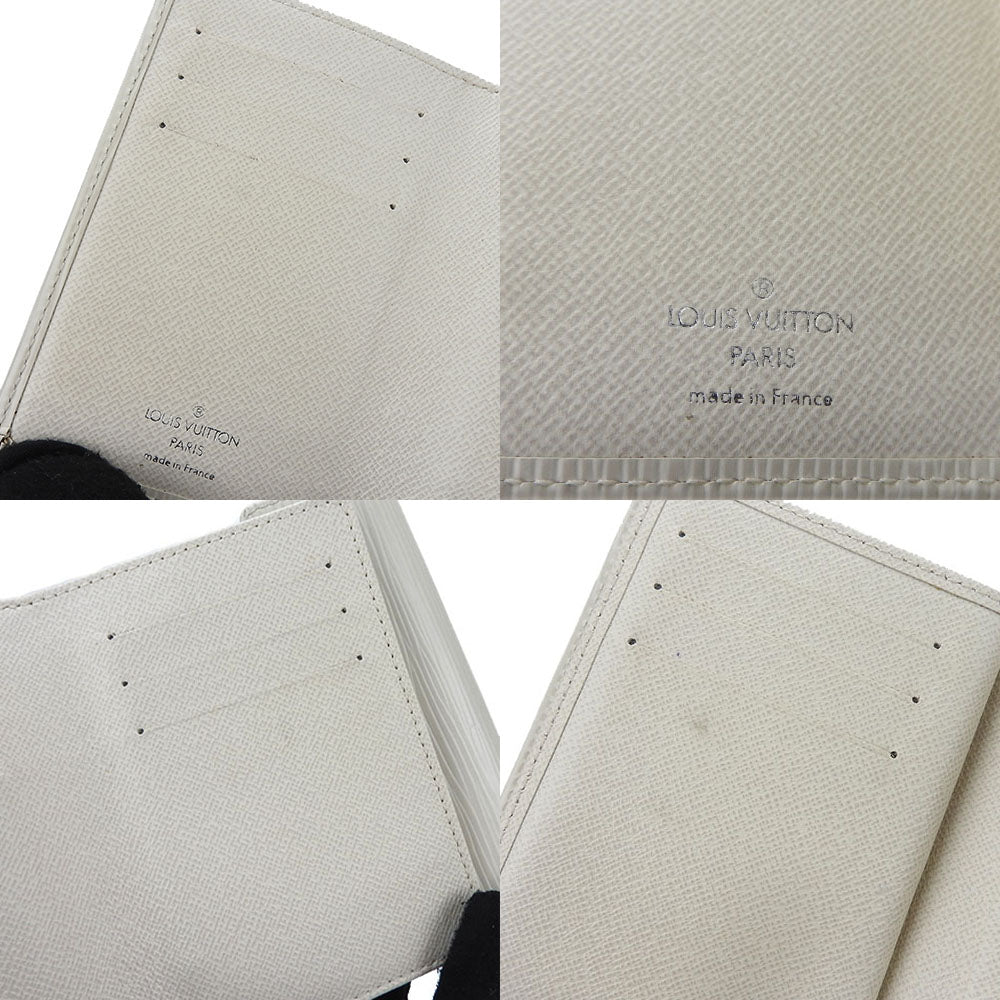 LOUIS VUITTON Tri-fold wallet M5801J Epi Leather white Portefeuille and Koala Women Used Authentic