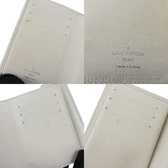 LOUIS VUITTON Tri-fold wallet M5801J Epi Leather white Portefeuille and Koala Women Used Authentic