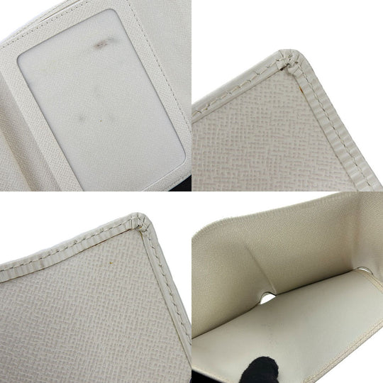 LOUIS VUITTON Tri-fold wallet M5801J Epi Leather white Portefeuille and Koala Women Used Authentic