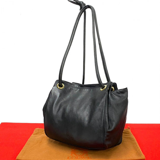 LOEWE Shoulder Bag leather black