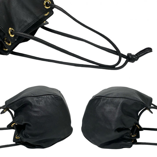 LOEWE Shoulder Bag leather black