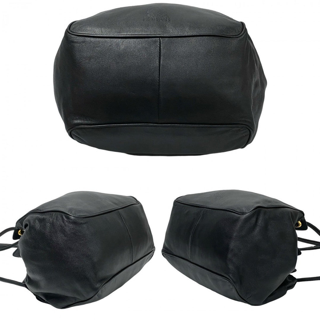 LOEWE Shoulder Bag leather black