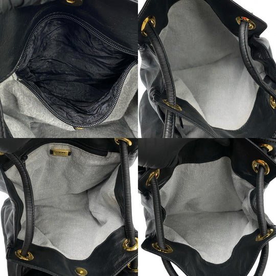 LOEWE Shoulder Bag leather black