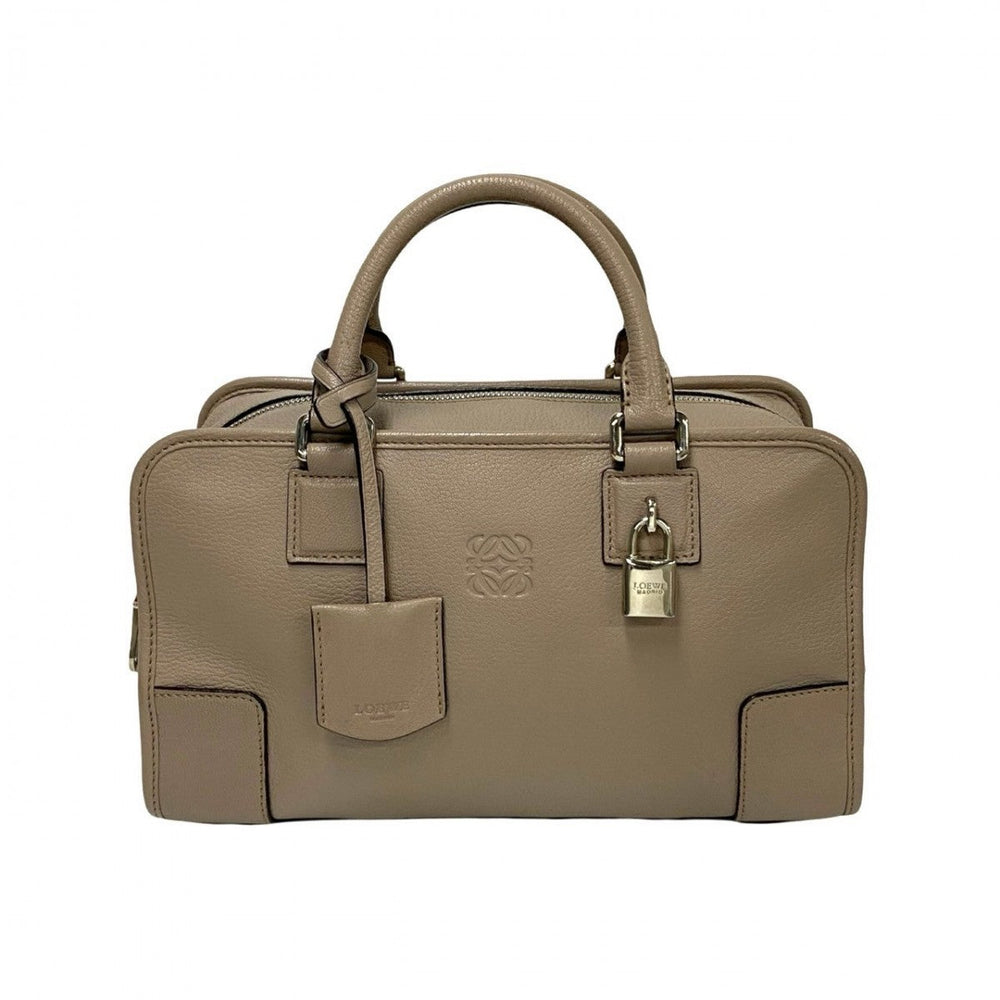 LOEWE Handbag leather beige Amazona 28