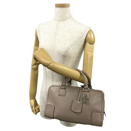 LOEWE Handbag leather beige Amazona 28