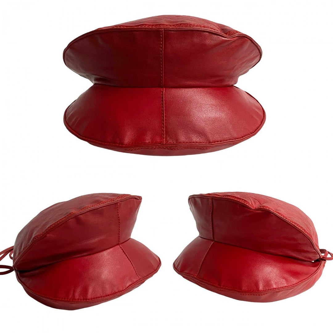 LOEWE Shoulder Bag leather Red