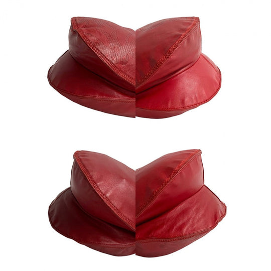 LOEWE Shoulder Bag leather Red