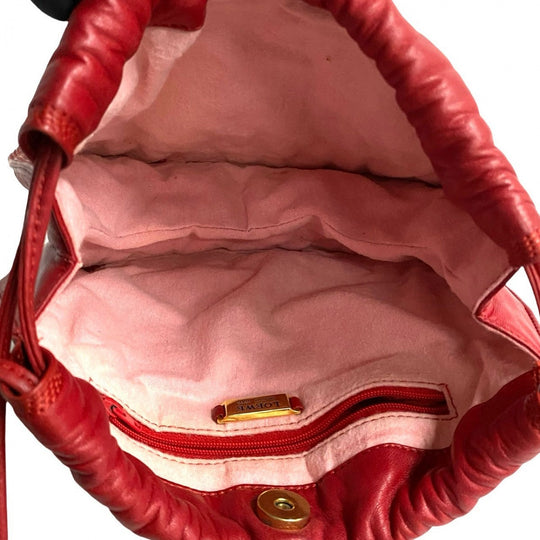 LOEWE Shoulder Bag leather Red