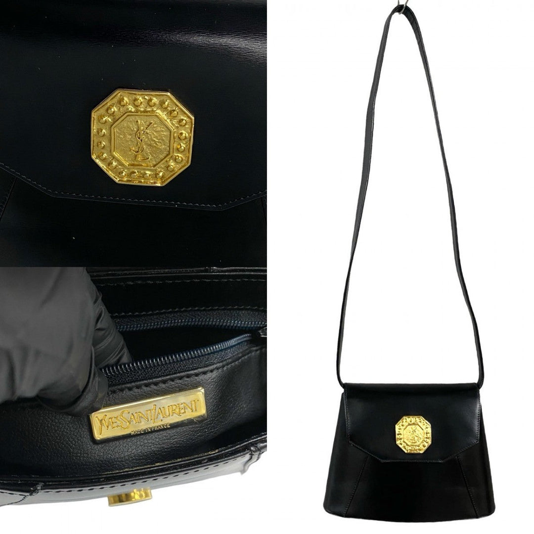 YVES SAINT LAURENT Shoulder Bag leather black