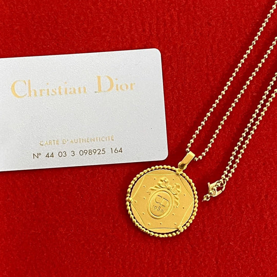 Dior Necklace Gold Plated gold