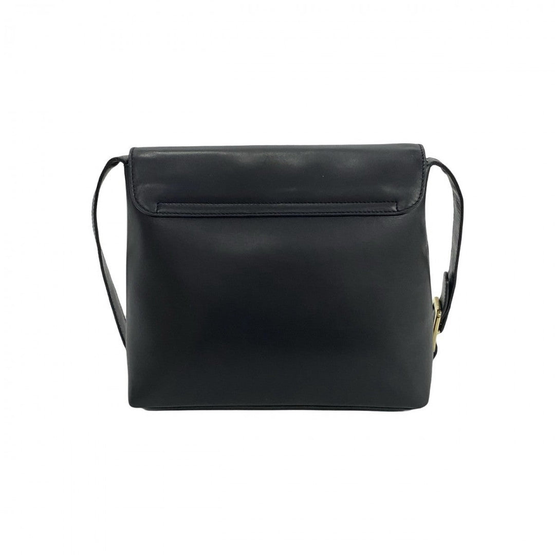 GUCCI Shoulder Bag leather Navy