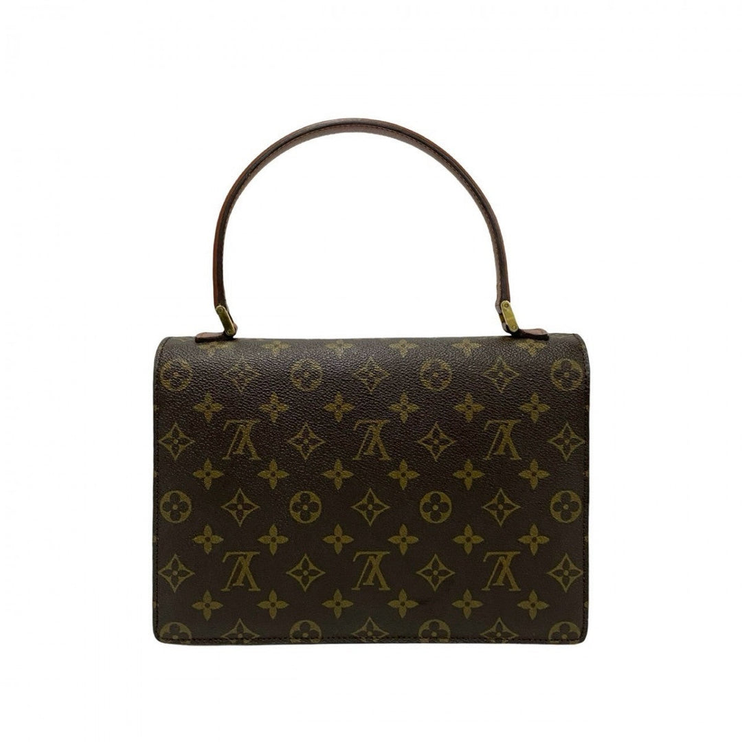 LOUIS VUITTON Handbag leather Brown Monogram Concorde