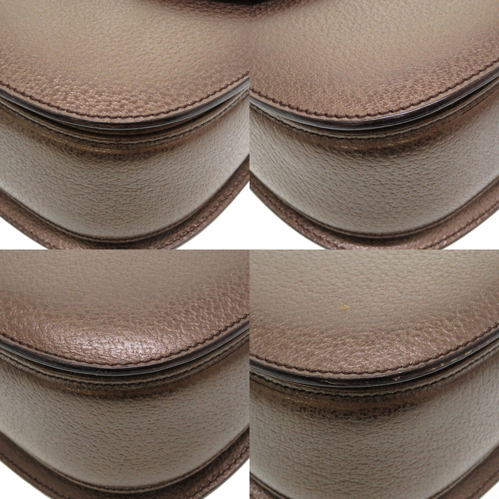 GUCCI Handbag 000 926 Bamboo bronze 2WAY Women Used Authentic