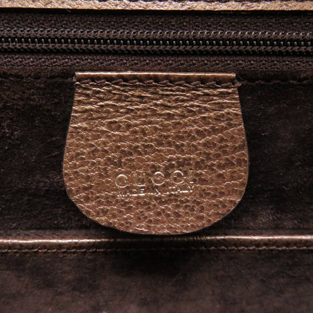 GUCCI Handbag 000 926 Bamboo bronze 2WAY Women Used Authentic