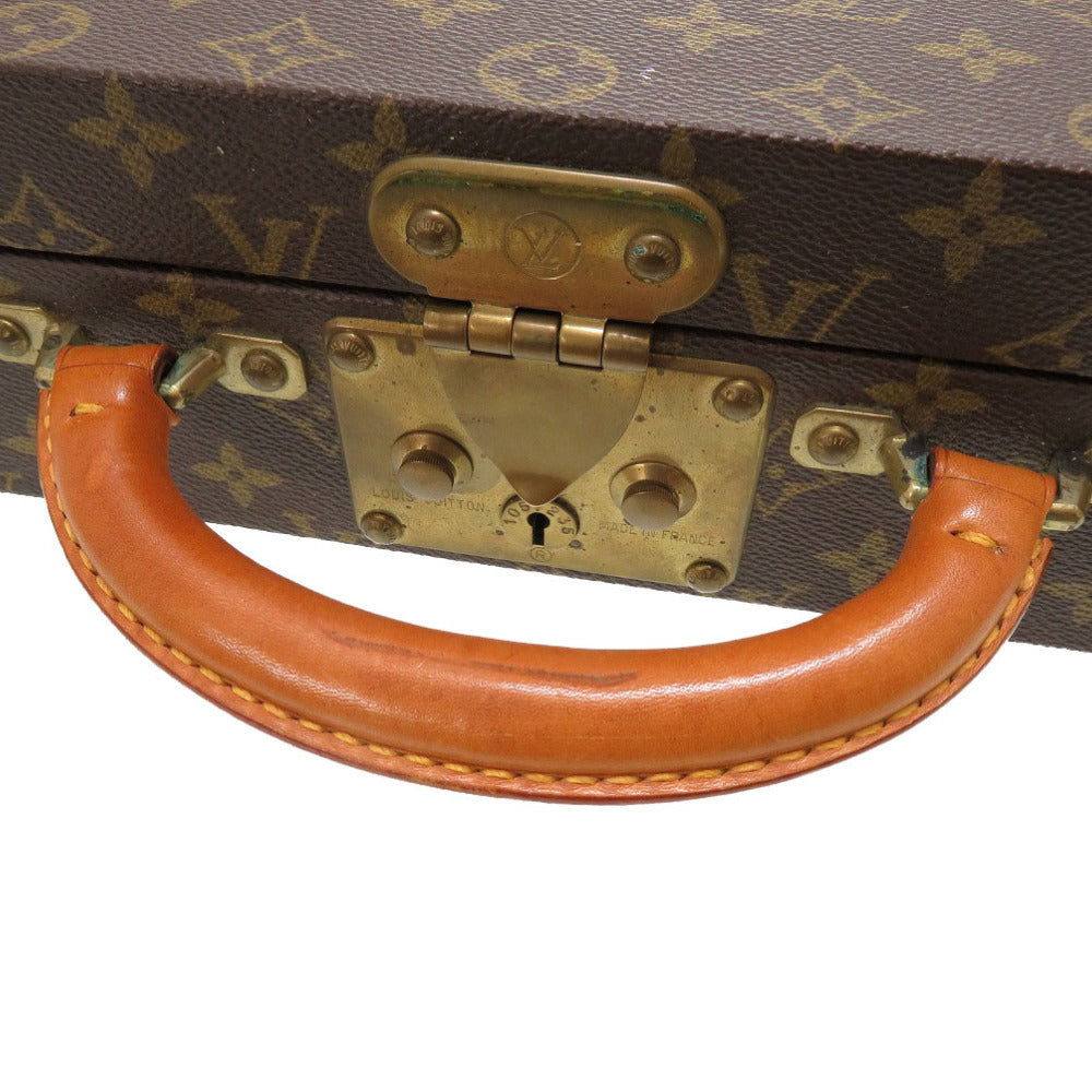 LOUIS VUITTON Business bag M47120 Monogram canvas Brown Monogram Boite Bijou Jewelry Case unisex(Unisex) Used Authentic