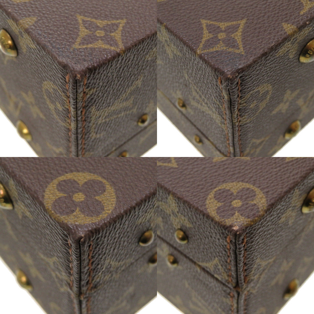 LOUIS VUITTON Business bag M47120 Monogram canvas Brown Monogram Boite Bijou Jewelry Case unisex(Unisex) Used Authentic