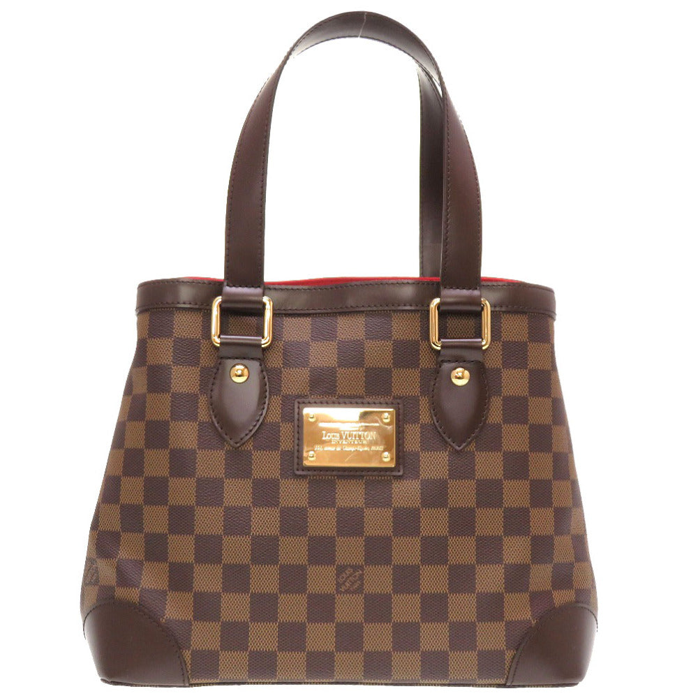 LOUIS VUITTON Handbag N51205 Damier canvas Brown Damier Ebene HamsteadPM Women Used Authentic
