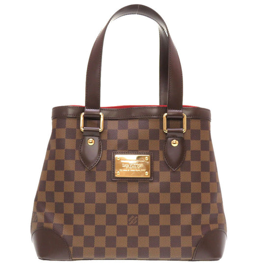 LOUIS VUITTON Handbag N51205 Damier canvas Brown Damier Ebene HamsteadPM Women Used Authentic