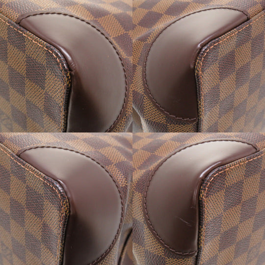 LOUIS VUITTON Handbag N51205 Damier canvas Brown Damier Ebene HamsteadPM Women Used Authentic